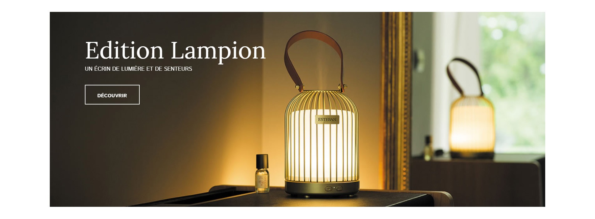 Lampion : diffuseur de brume de parfum